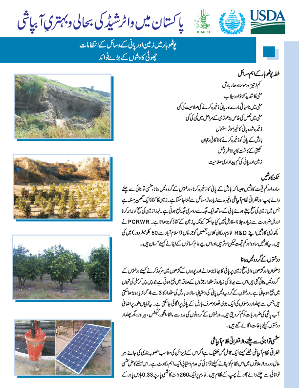 Management of Land and Water Resources in the Pothwar (Urdu)